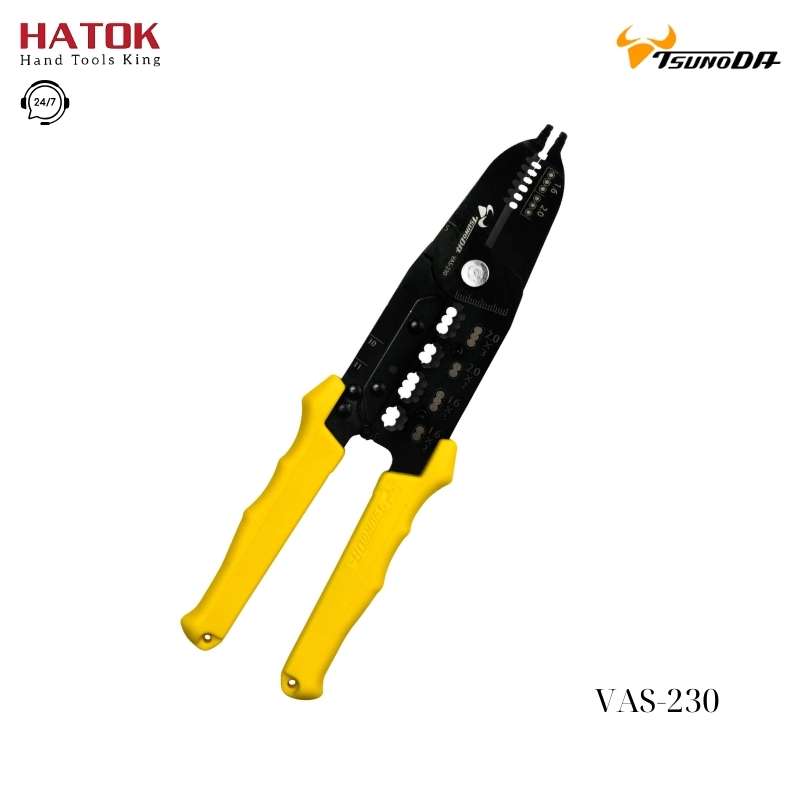 Kìm tuốt dây đa năng 230mm VAS-230 Tsunoda