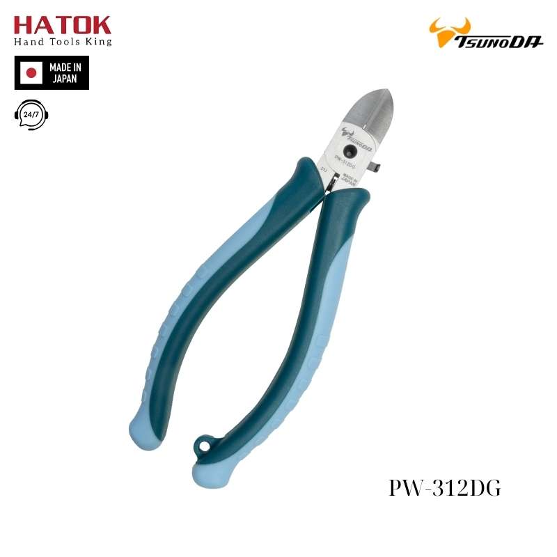 Kìm cắt chéo tiêu chuẩn 150mm PW-312DG Tsunoda