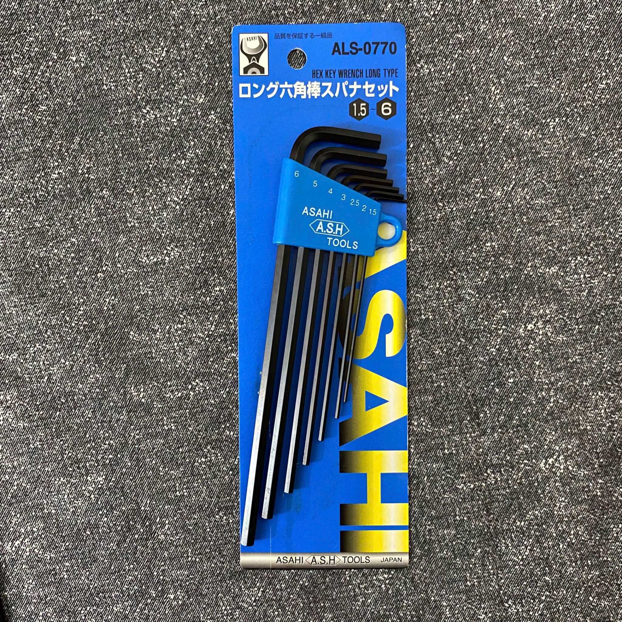 Bộ lục giác thường dài 1.5-6mm ALS0770 Asahi