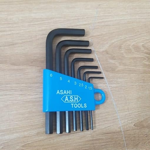 Bộ lục giác thường ngắn 1.5-6mm AWS0770 Asahi