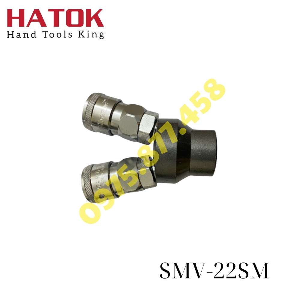 Bộ chia 2 ngã khí nén 1/4 inch Nhật Bản NKC SMV-22SM Nhật Bản