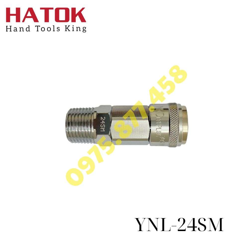 Đầu nối nhanh tự động 1/2″ ren ngoài NKC YNL-24SM