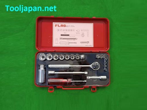 Bộ Đầu khẩu 12 cạnh 1/4" và 3/8" F-2121M Flagtool