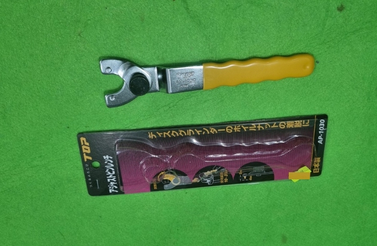 Cờ lê siết mở ốc hãm máy mài Nhật Bản AP-1030 Top Kogyo 5 Co le siet mo oc ham may mai AP 1030 TOP