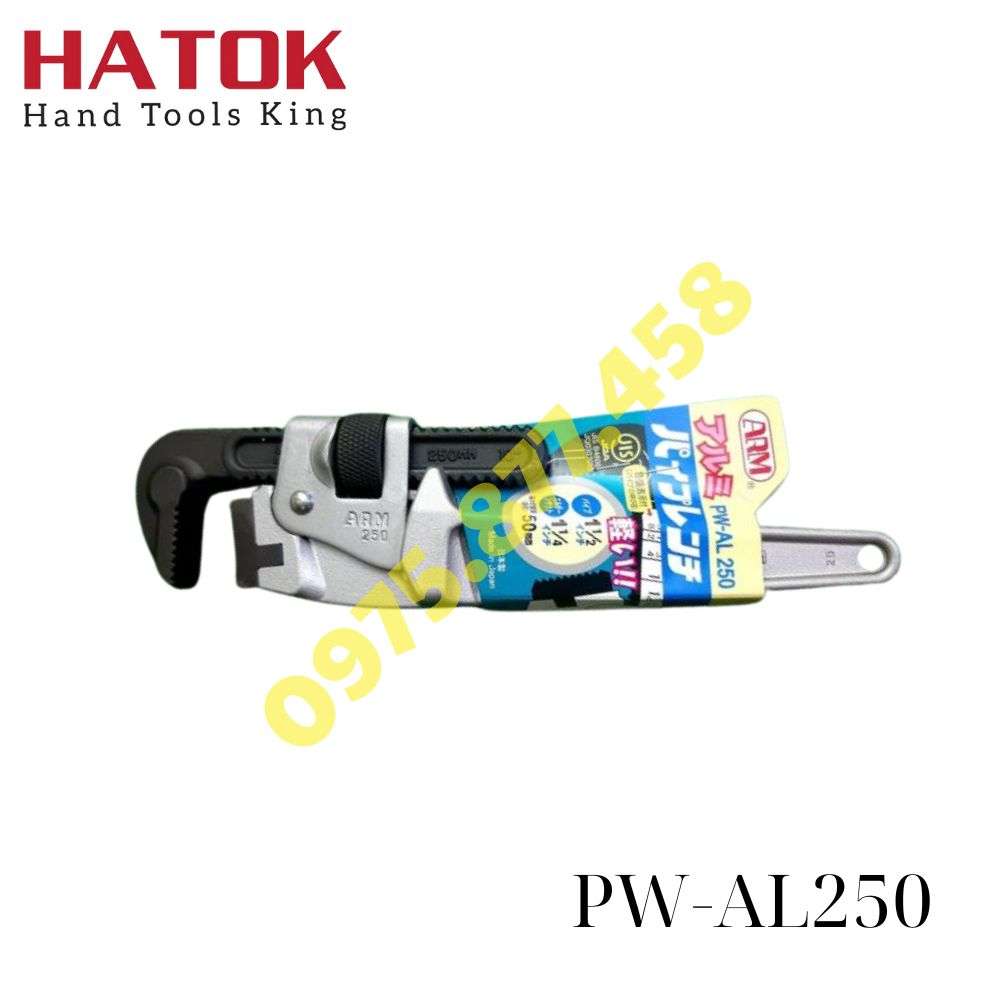 Mỏ lết răng nhôm 10 inch PW-AL250 ARM Nhật Bản
