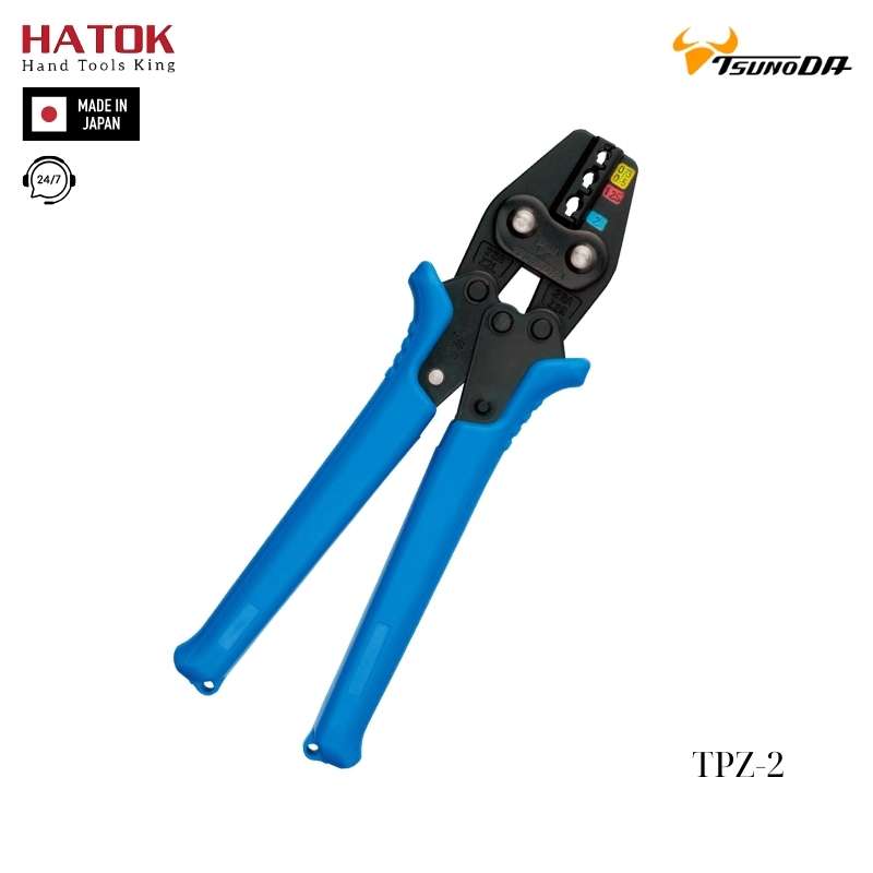 Kìm bấm cos bọc nhựa TPZ-2 Tsunoda Nhật Bản