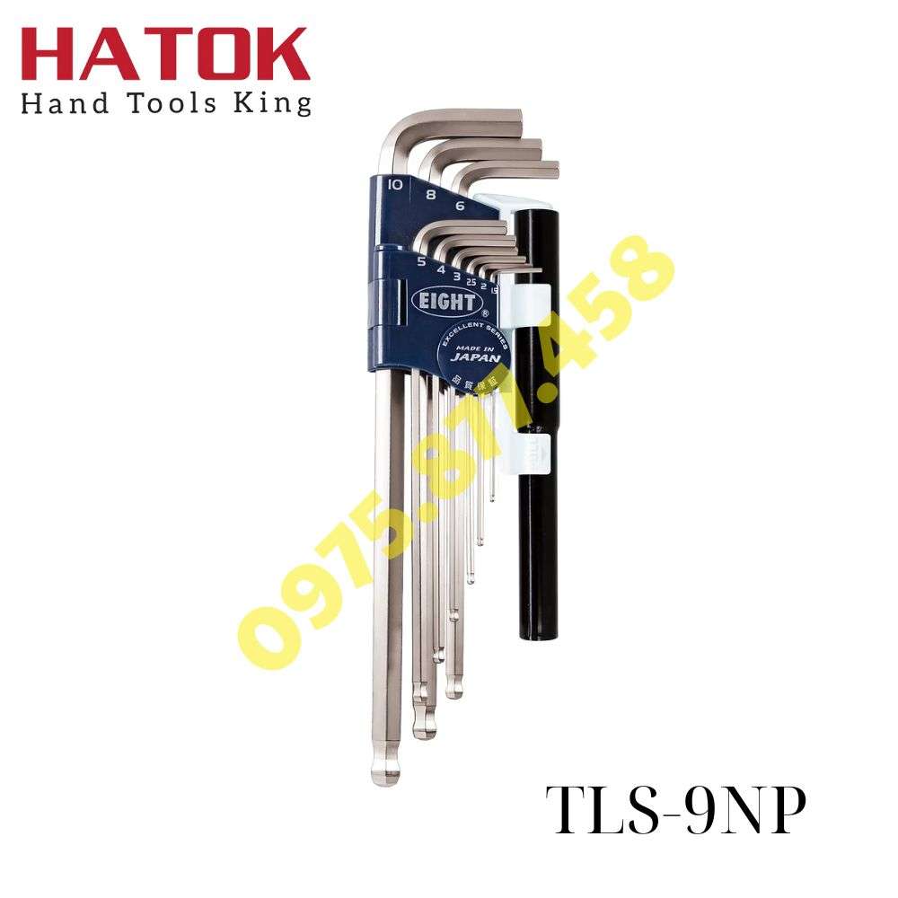 Bộ lục giác đầu bi TLS-9NP EIGHT Nhật Bản