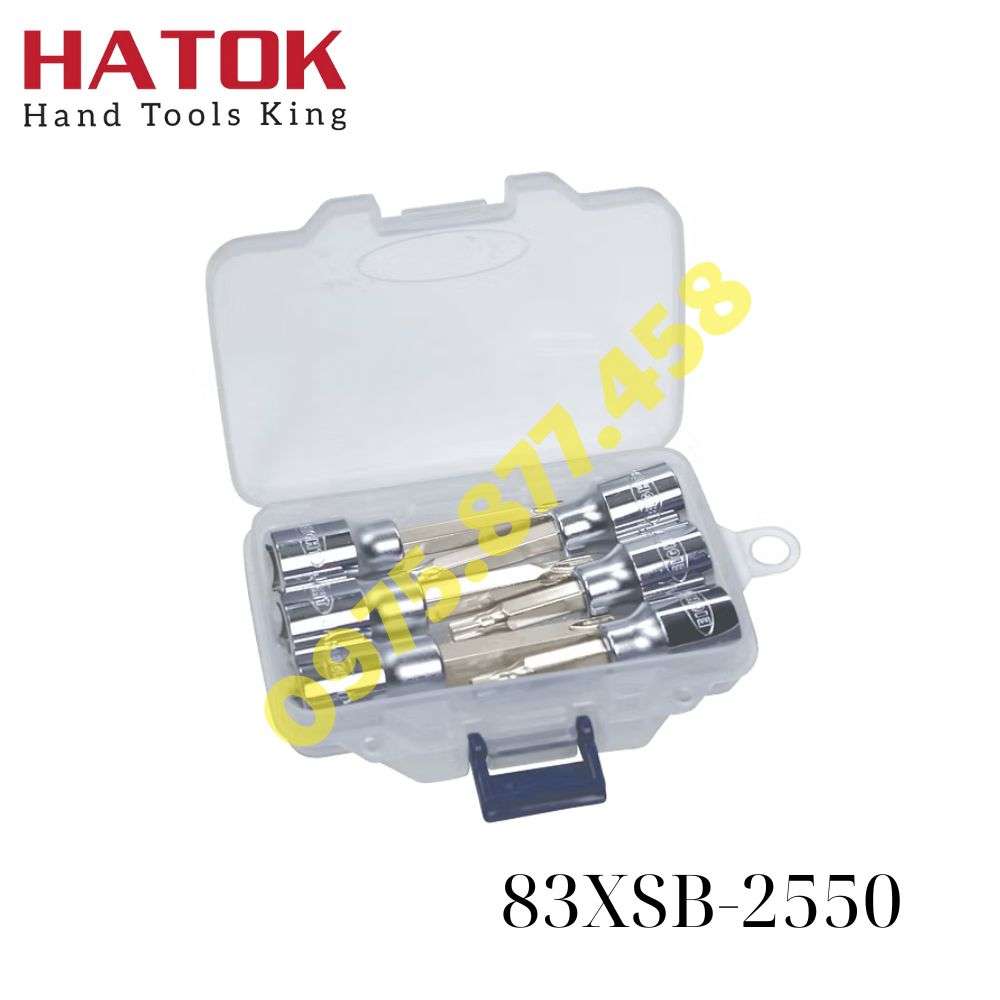 Bộ đầu tuýp lục giác hoa thị 83XSB-2550 EIGHT Nhật Bản