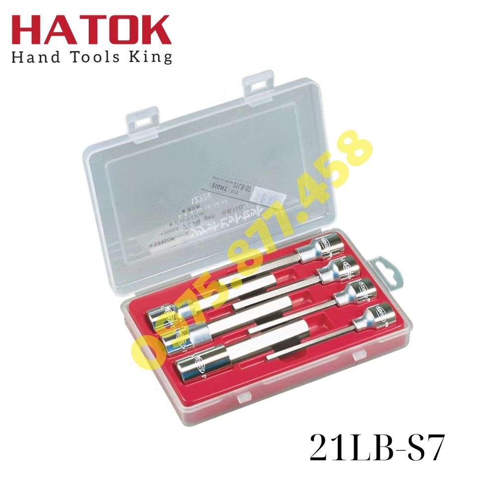 Bộ đầu tuýp lục giác chìm 1/2″ 21LB-S7 EIGHT Nhật Bản