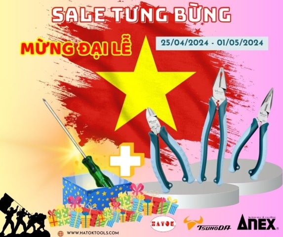 Chào Mừng 30/4 – 1/5/2024 với ưu đãi khủng từ HATOK!