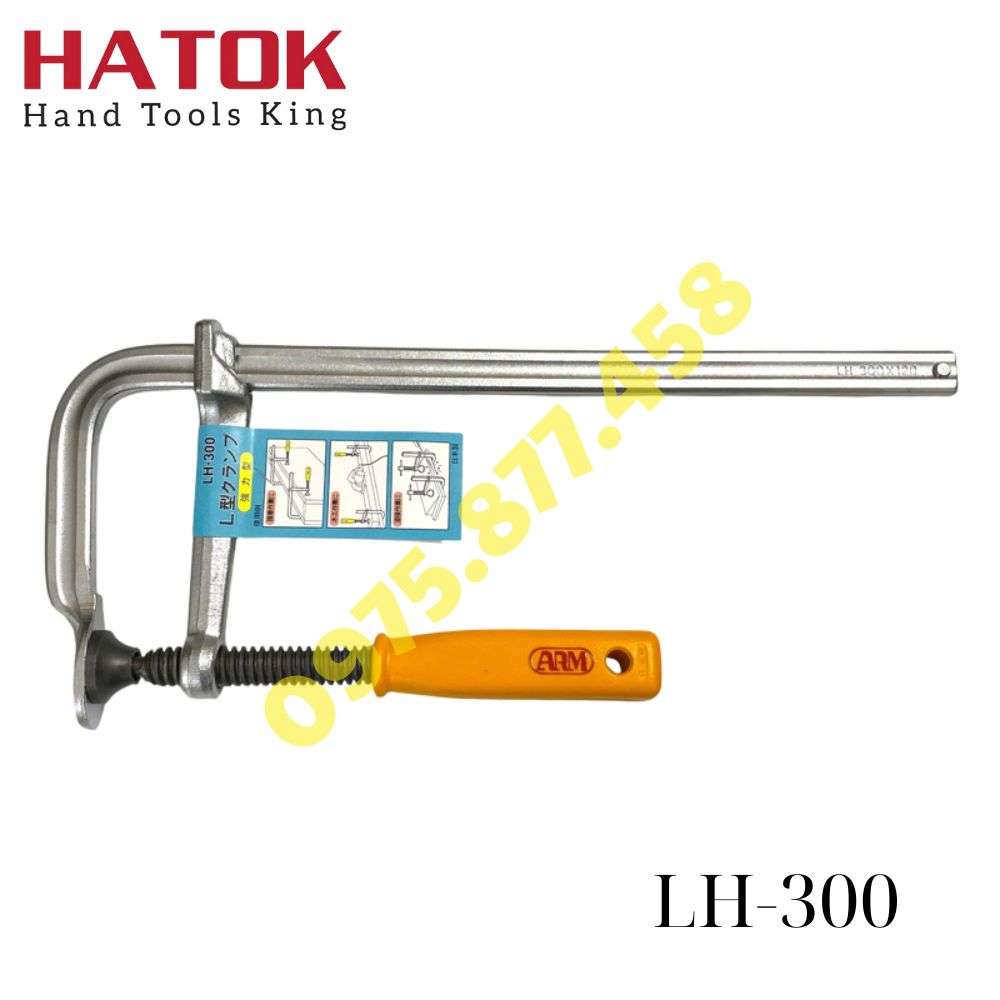 Vam kẹp chữ L kiểu tay vặn ARM LH-300