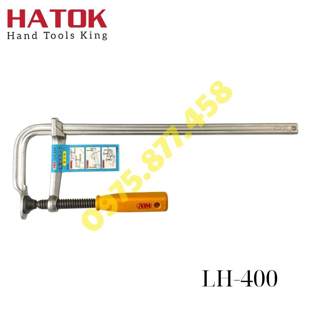 Vam kẹp chữ L kiểu tay vặn ARM LH-400