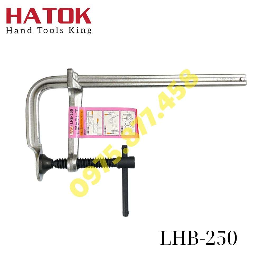 Vam kẹp chữ L kiểu tay quay ARM LHB-250