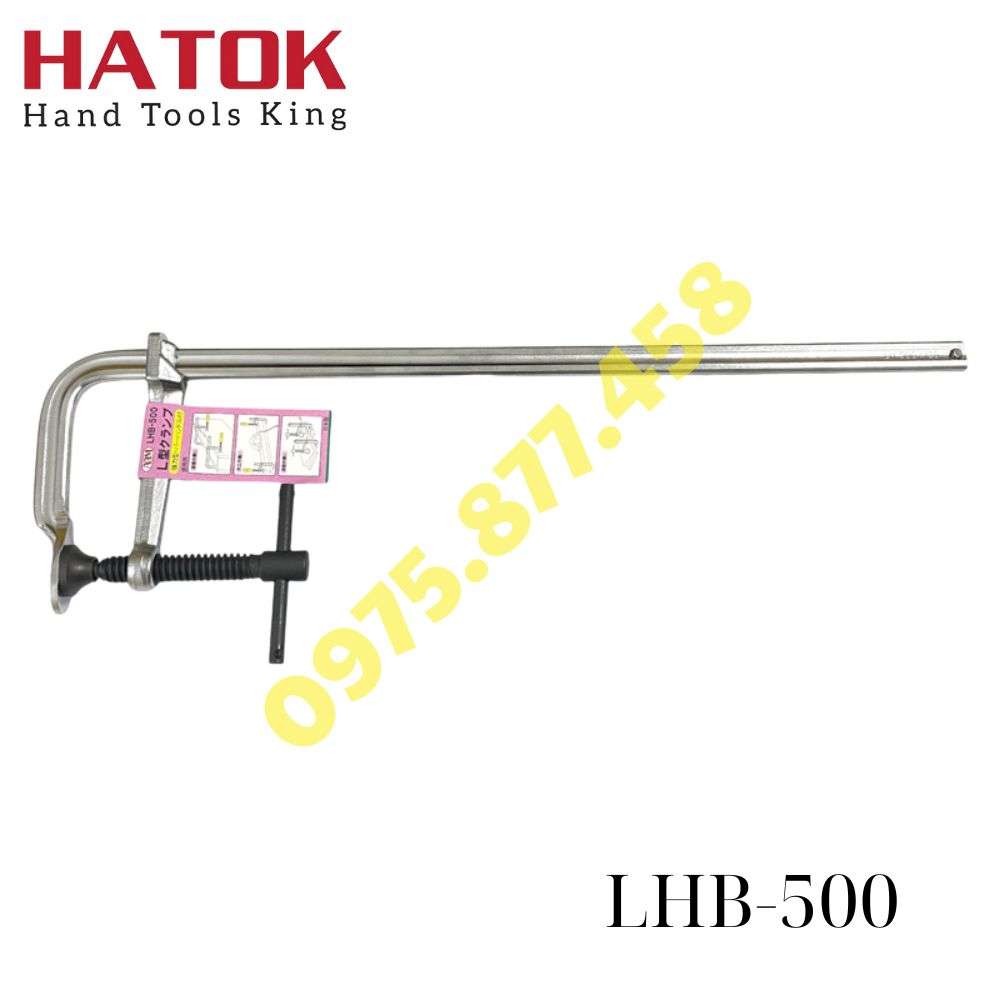 Vam kẹp chữ L kiểu tay quay ARM LHB-500