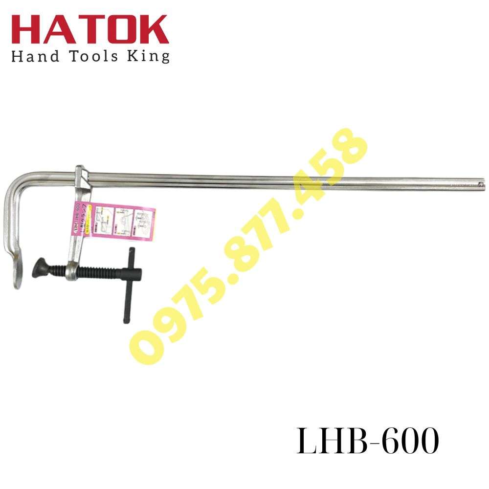 Vam kẹp chữ L kiểu tay quay ARM LHB-600