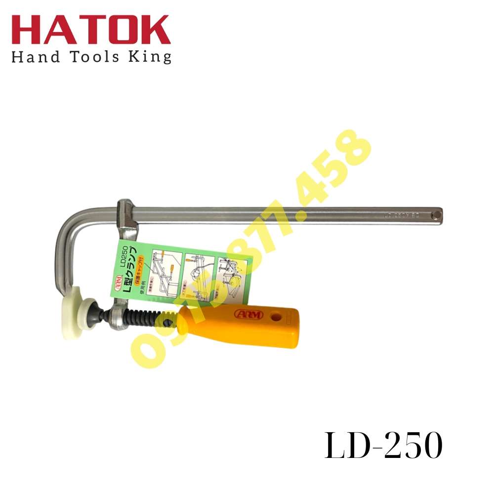 Vam kẹp chữ L kiểu tay vặn ARM LD-250