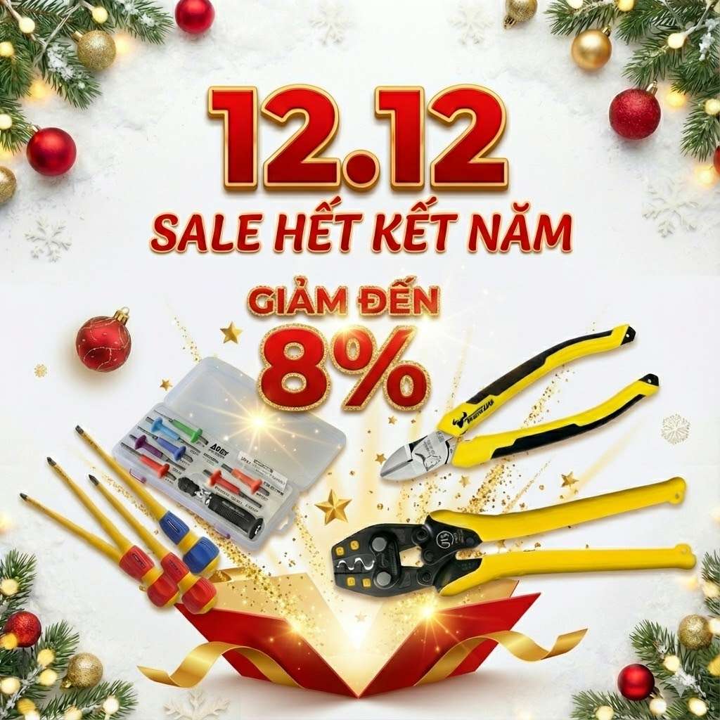 SALE 12.12 giá rẻ, sale sốc kìm, cờ lê, tô vít 20 SALE 12.12 giá rẻ, sale sốc kìm, cờ lê, tô vít