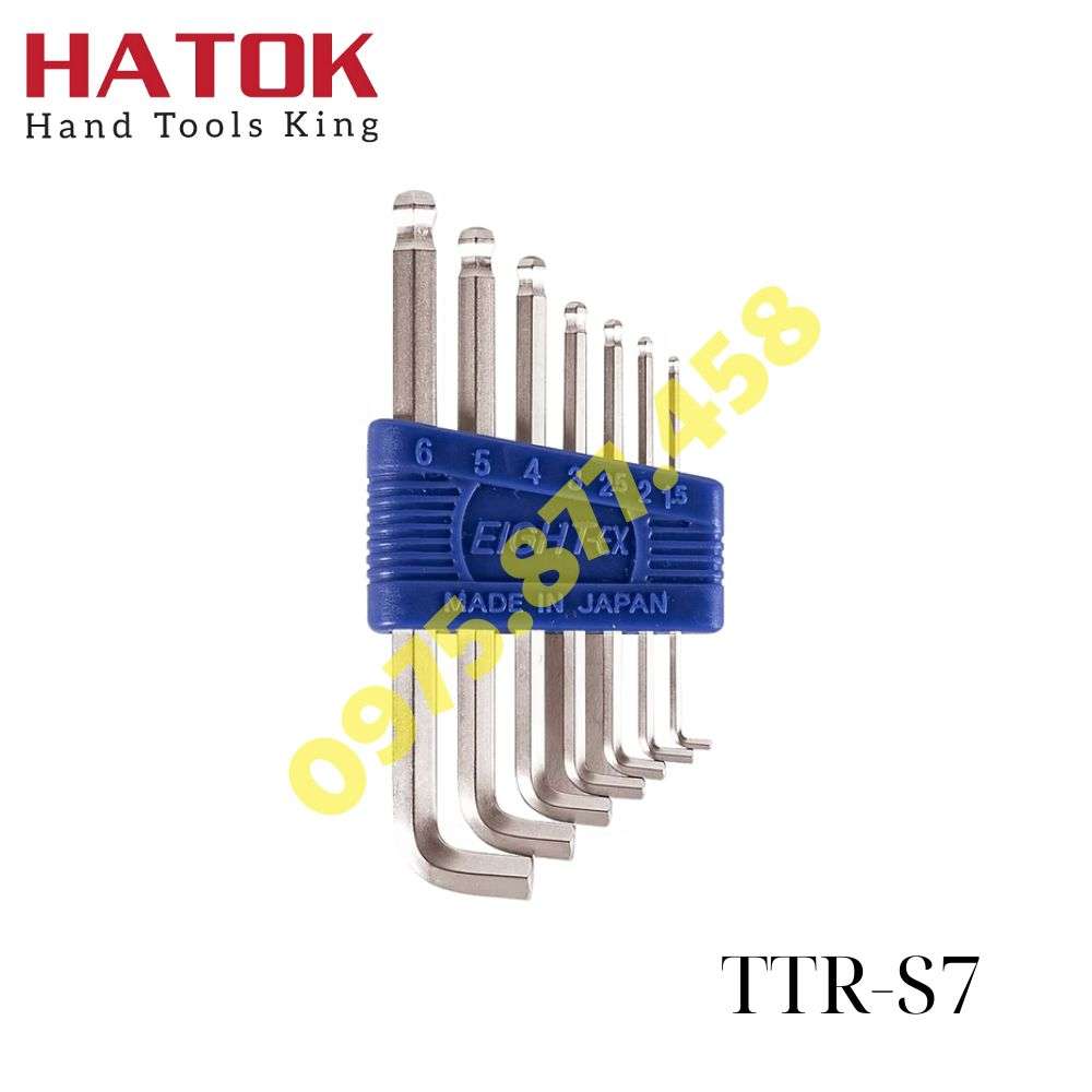 Bộ lục giác EIGHT TTR-S7 – Bộ lục giác đầu bi ngắn lý tưởng cho không gian hẹp 1 Bộ lục giác EIGHT TTR-S7 – Bộ lục giác đầu bi ngắn lý tưởng cho không gian hẹp