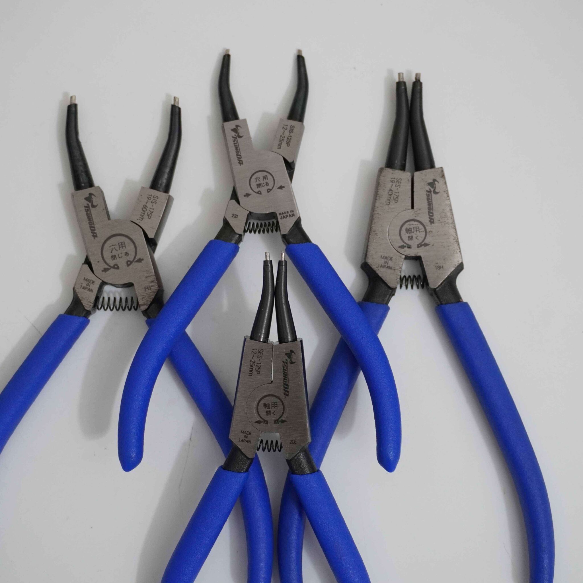 Bộ 4 cây kìm phe mũi thẳng Tsunoda KPT04 | Kìm phe Nhật Bản 2 Bộ 4 cây kìm phe mũi thẳng Tsunoda KPT04 | Kìm phe Nhật Bản
