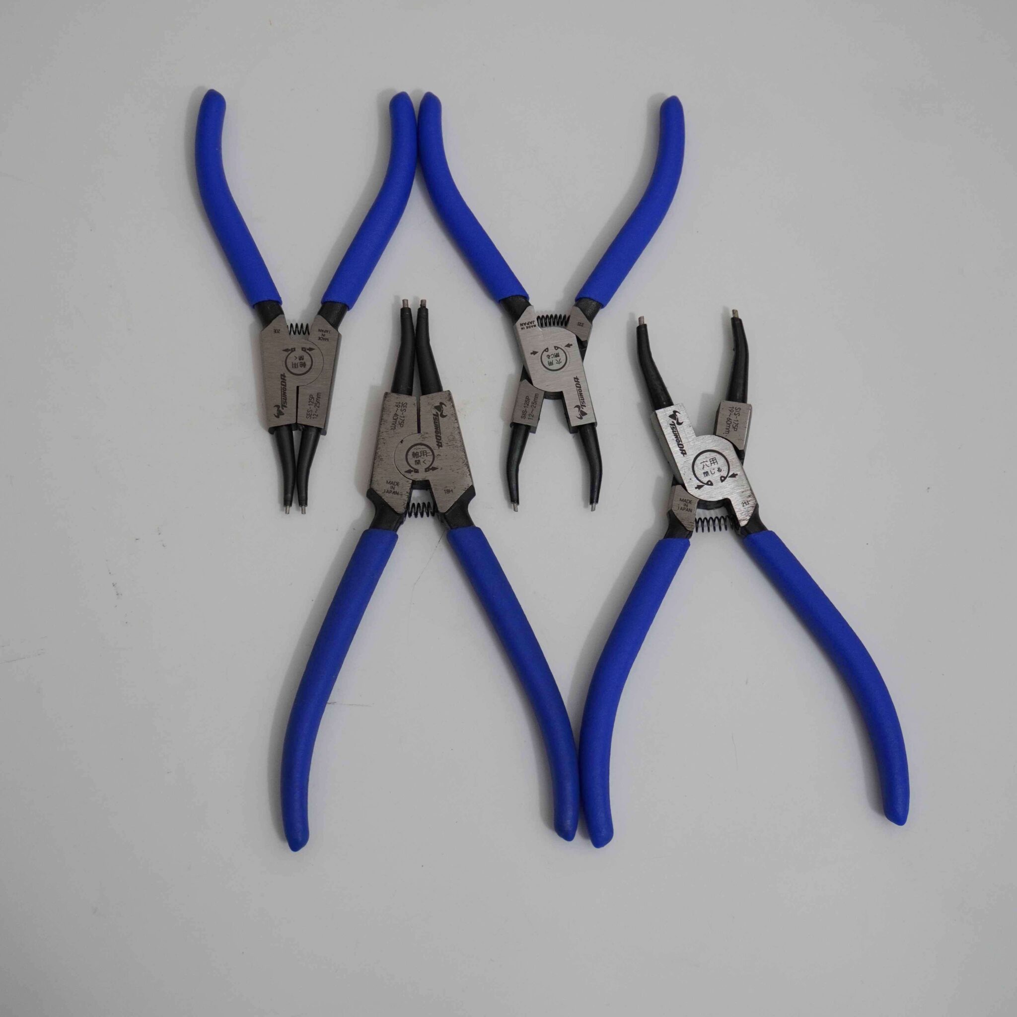 Bộ 4 cây kìm phe mũi thẳng Tsunoda KPT04 | Kìm phe Nhật Bản 3 Bộ 4 cây kìm phe mũi thẳng Tsunoda KPT04 | Kìm phe Nhật Bản