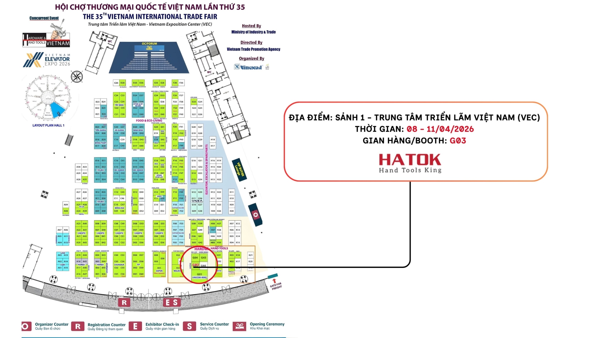 Hatok-Thư mời “Triển lãm Hardware Handtools 2026”