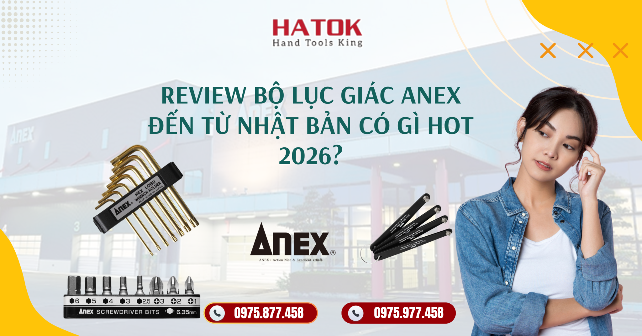 Review Bộ Lục Giác Anex đến từ Nhật Bản có gì hot 2026?