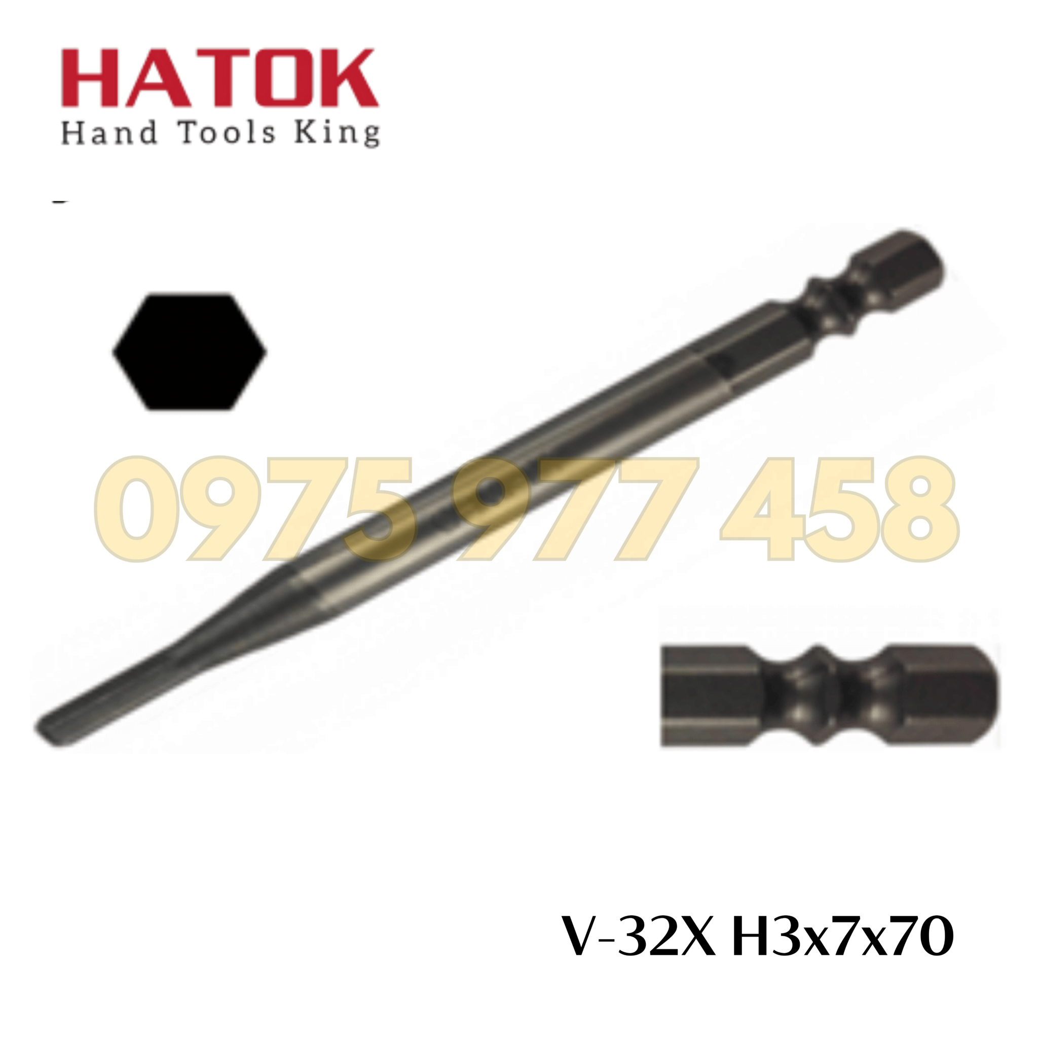 Đầu vặn ốc lục giác OHMI V-32X H3x7x70 Nhật Bản