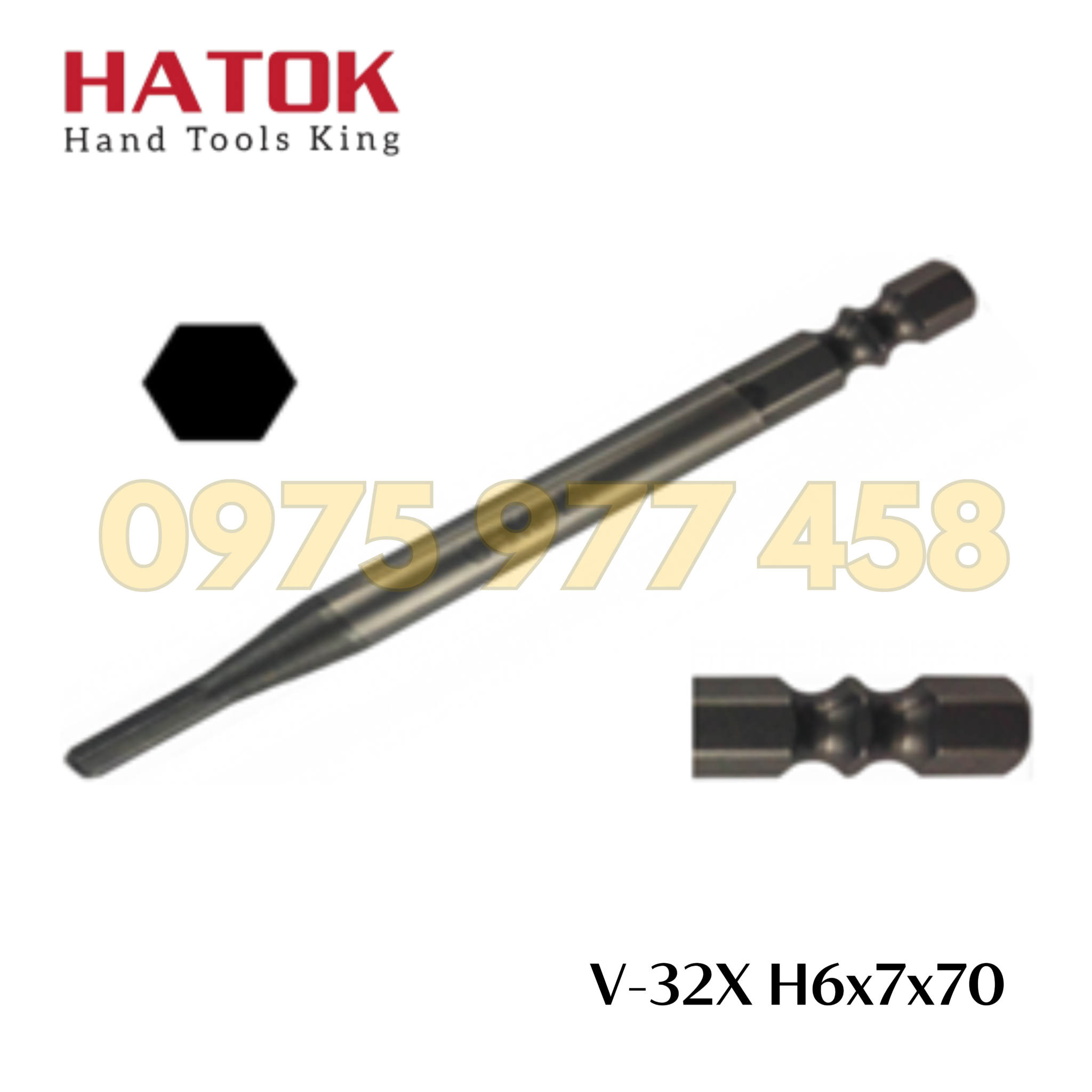 Đầu vặn ốc lục giác OHMI V-32X H6x7x70 Nhật Bản