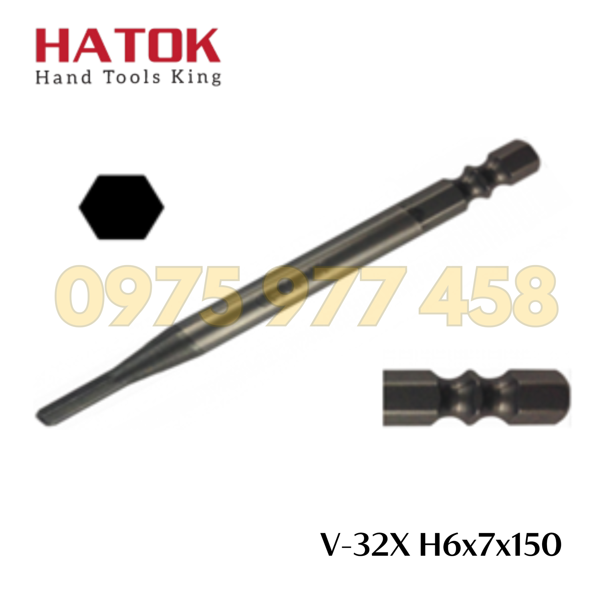 Đầu vặn ốc lục giác OHMI V-32X H6x7x150 Nhật Bản
