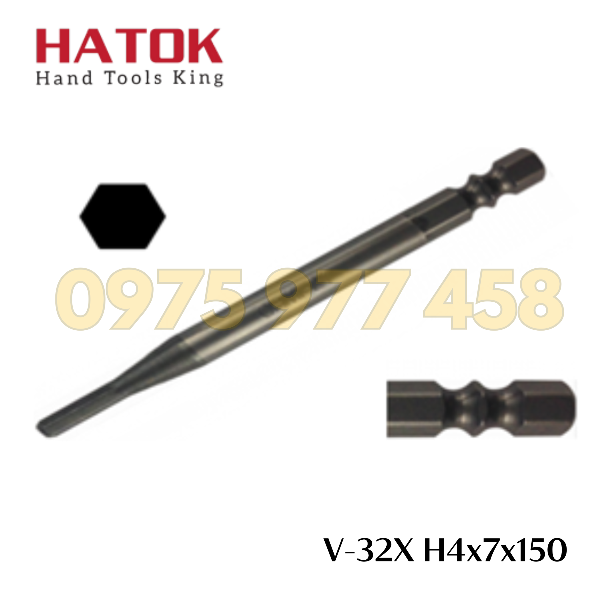 Đầu vặn ốc lục giác OHMI V-32X H4x7x150 Nhật Bản
