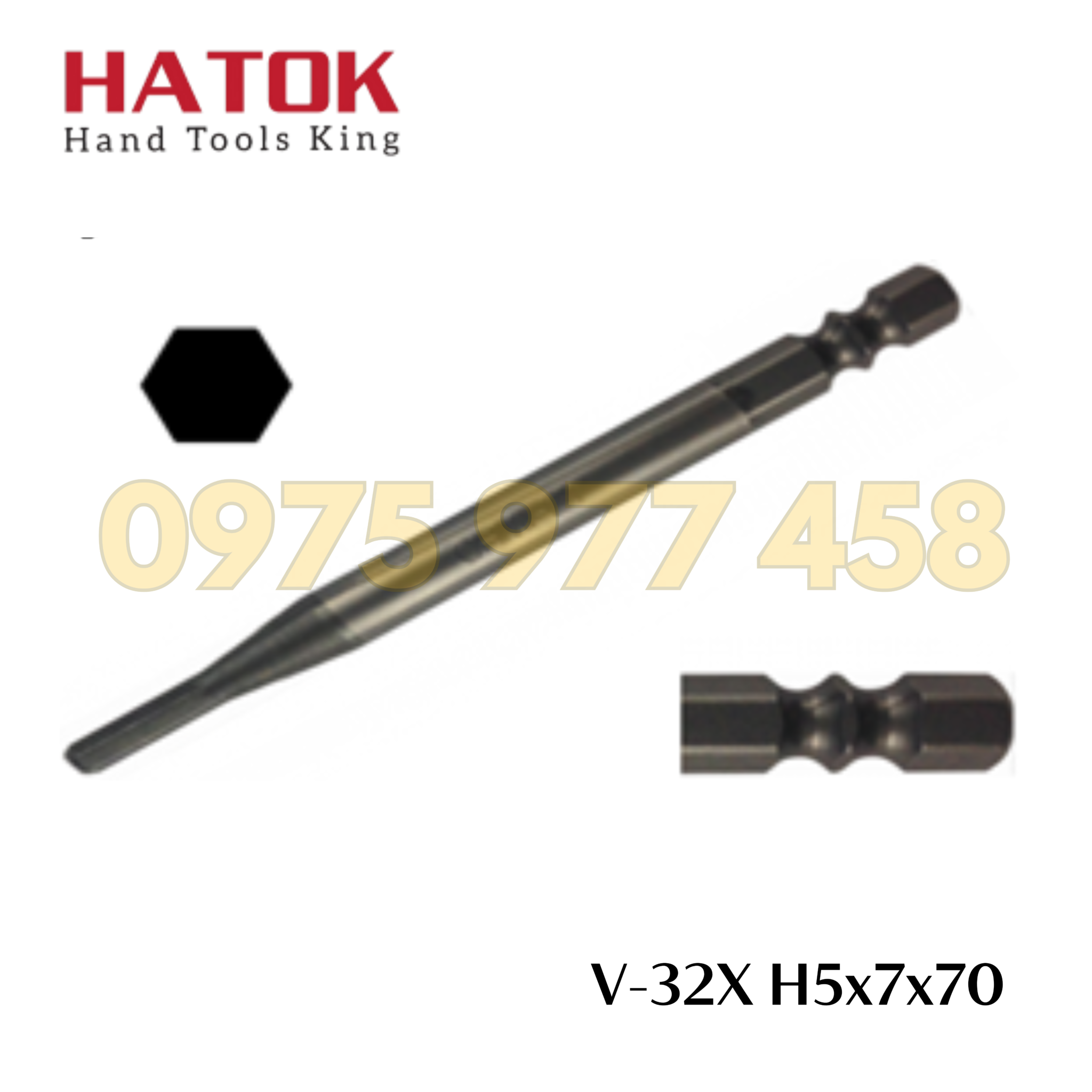 Đầu vặn ốc lục giác OHMI V-32X H5x7x70 Nhật Bản