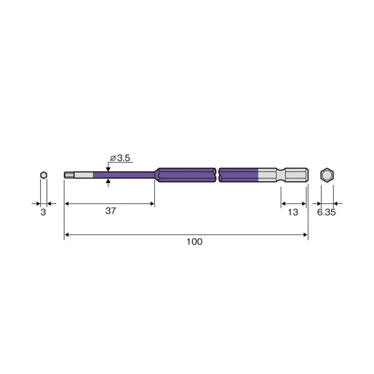 hatoktools-com-8 Mũi vít đầu lục giác 3x100mm ACHX-3010 Anex