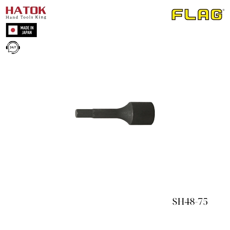 Đầu tuýp lục giác FLAG SH48-75 Nhật Bản