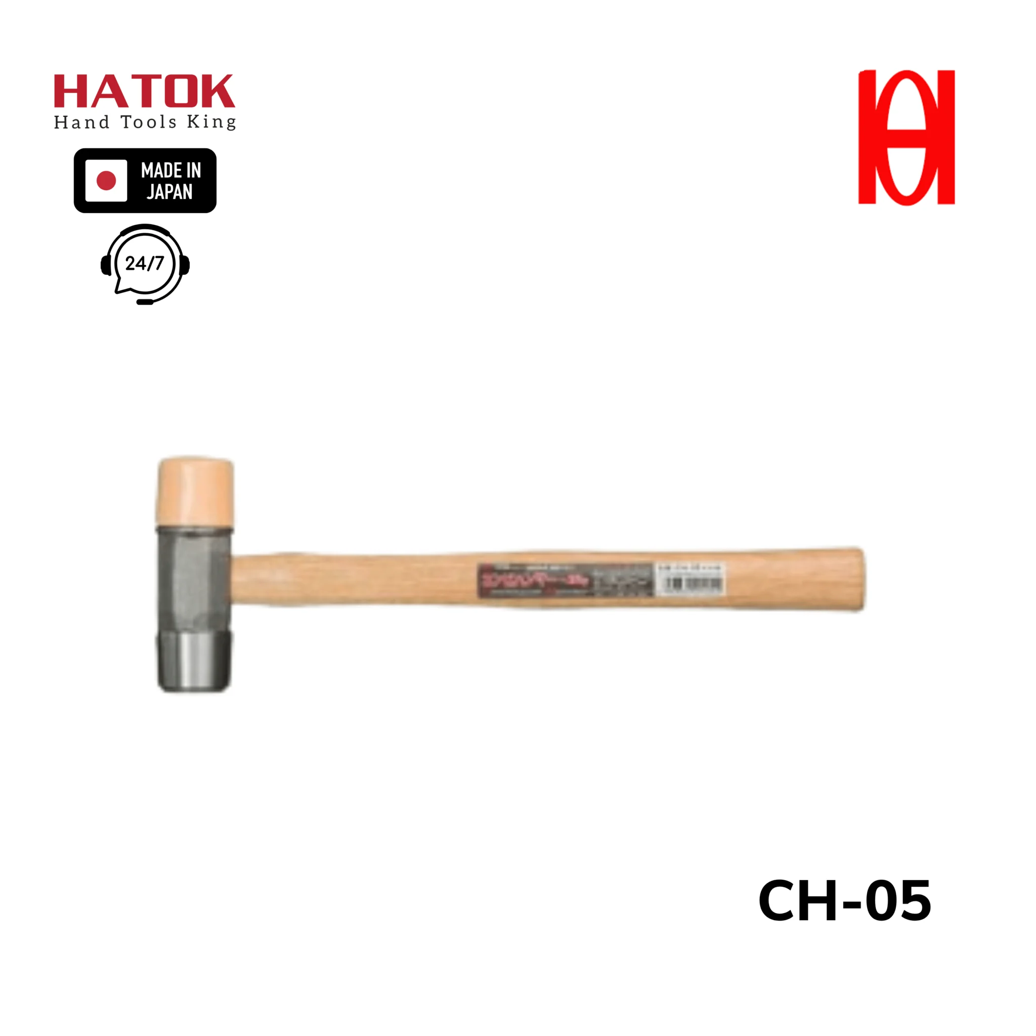 Búa kết hợp OH đầu Sắt - Nhựa CH-05 Nhật Bản